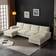 Karl Home Convertible Creamy-White Sofa 110.2" 4 Seater