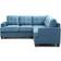 Glory Furniture Sandridge Aqua Sofa 80" 3 5 Seater