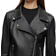 Hugo Boss Larella-2 Oiled-Leather Jacket - Black