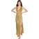 Amscan Adult Roman Goddess Dress Gold