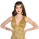 Amscan Adult Roman Goddess Dress Gold