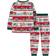 SillySanta Kid's Landscape Christmas Pajamas - Multicolored