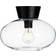 Belid Bullo Black/Clear Glass Takplafond 27cm