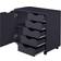 Naomi Home Amy 5 Black Chest of Drawer 30.7x24.4"