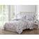 Quaint Home Live Laugh Love Bedspread White (228.6x228.6)