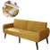 Belleze Loveseat Yellow Sofa 77.2" 2 Seater