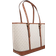 Michael Kors Jet Set Travel Small Logo Top-Zip Tote Bag - Vanilla