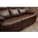 Betsy Furniture Bonded Brown Sofa 87" 3 6 Seater