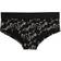 PINK Logo Hipster Panty - Pure Black Holiday Light Script Print