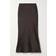 Norma Kamali Bias Obie Midi Skirt CHOCOLATE XL/42