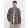 Columbia Men's Flare Gun Stretch Flannel Shirt- BlackGreyPlaid