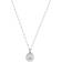 ChloBo Delicate Cube Sunflower Necklace - Silver