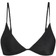 Zaful Thin Strap Plunge Bikini Top - Black