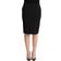 Gianfranco Ferré GF Ferre Black Pencil Knee Length Straight Skirt IT40