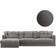 Decotique Le Grand Air Upholstery Grey Sofa 319cm 3-seter