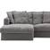 Decotique Le Grand Air Upholstery Grey Sofa 319cm 3-seter