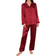 LilySilk Women's 22 Momme Full Length Silk Pajamas Set - Claret