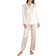 LilySilk Women's 22 Momme Full Length Silk Pajamas Set - Natural White