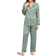 LilySilk Women's 22 Momme Full Length Silk Pajamas Set - Avocado Green