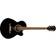 Fender Fa-135Ce Concert Acoustic-Electric Guitar Black