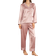 LilySilk Women's 22 Momme Chic Trimmed Pajamas Set - Rosy Pink