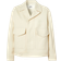 Ami Paris Oversize-Jacke aus Wolle Weiß