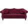 Beliani Ski Rot Sofa 200cm 3-Sitzer