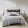 Ink+ivy Luxurious Grey/Black Bedspread Black, Gray (233.7x223.52)