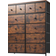 Enhomee Dressers for Bedroom Brown Chest of Drawer 41x44