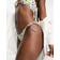 Monki Zitronen-Bikinihose mit Seitenbändern Weiß Zitronen, Bikini-Unterteil in Größe XL. Farbe: White w lemons