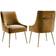 TOV Furniture Beatrix Cognac Velvet Kitchen Chair