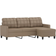 vidaXL 3-Seat Cappuccino Sofa 198cm 3-Sitzer