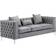 Lilola Home Lorreto Grey Sofa 86" 3 Seater