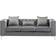 Lilola Home Lorreto Grey Sofa 86" 3 Seater
