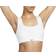 Nike Alate All U Women's Light-Support Lightly Lined Ribbed Sports Bra - White/Black