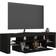 vidaXL Cabinet with Led Lights Black Fernsehschrank 140x40cm