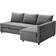 Ikea FRIHETEN Skiftebo Dark Grey Sofa 230cm 3-Sitzer