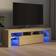 vidaXL Cabinet with Led Lights Sonoma Oak Fernsehschrank 140x40cm