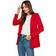 Trendyol Collection Blazer Jacke mit rotem Knopf, rot