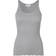 Rosemunde Rib Knitted Silk Top - Light Grey Melange