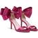 Naturalizer Amour Dress Sandals, Pnina Pink Fabric Satin, 5.0M 3-Inch Heels, Open Toe Pnina Pink Fabric 5.0M