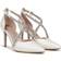 Naturalizer Sevgi Pump Shoes, Silk White Fabric Satin, 10.0M 3-Inch Heels, Pointed Toe Silk White Fabric 10.0M