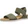 Skechers 31440 desert kiss womens smart memory foam walking wedge sandals green