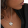 Myka Galaxy Necklace - Silver/Black/Transparent