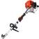 Gasoline Power Sweeper,52CC 2-Stroke Handheld Sweeping Broom,Snow,Lawn Black