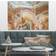 Design Art Strips and Ovals on Agate Brown Framed Art 36x28"