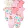 Gerber Girl's Short Sleeve Onesies Bodysuits 8-pack - Princess