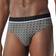 Schiesser Organic Cotton Briefs 3-pack - Black Patterned