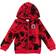 Marvel Boy's Spider-Man French Terry Zip Up Hoodie T-shirt & Pants 3-pcs - Red