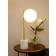 High Light H55 White Marble/Opal/Matt Brass Bordlampe 55cm